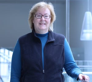 Rebecca Crawford, professor of chemistry and biochemistry, retires after nearly 30 years of service to the university.