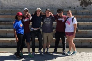 LMU's chapter of Engineers Without Borders traveled to El Florido, Mexico to help build a park and canal.